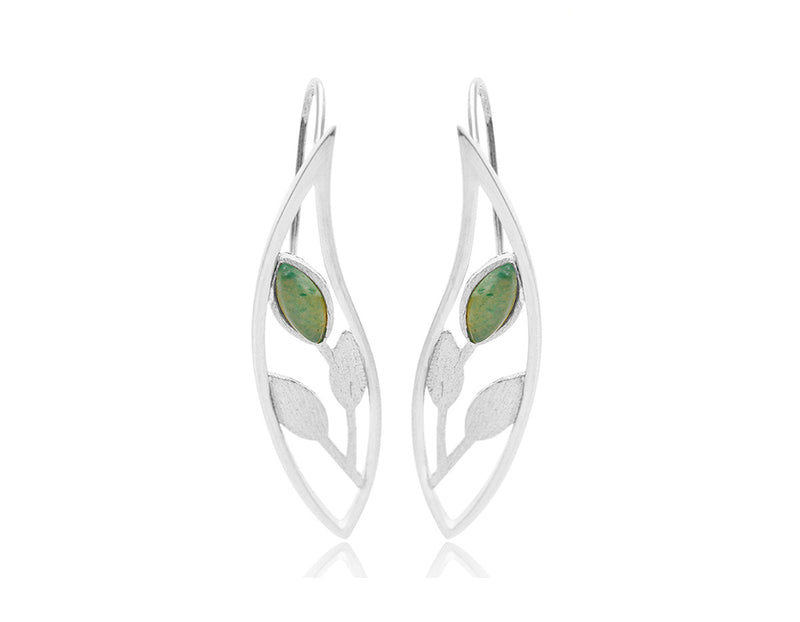 Spring in the Air Leaves Drop Earring