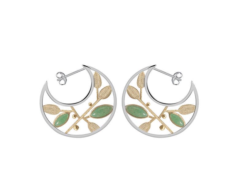 Spring in the Air Leaves Earring