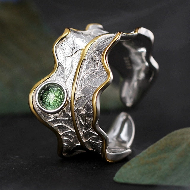 Peony Leaf Ring