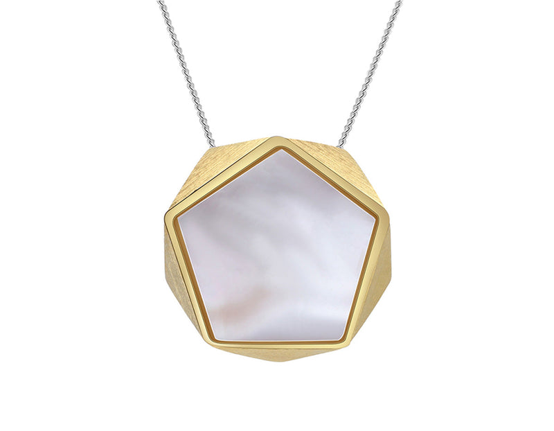 Pentagon Geometric Pendant