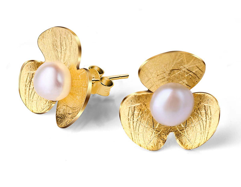 Pearl Clover Earring