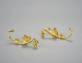 Acanthus Leaf Earring Earring - FaunaFloral