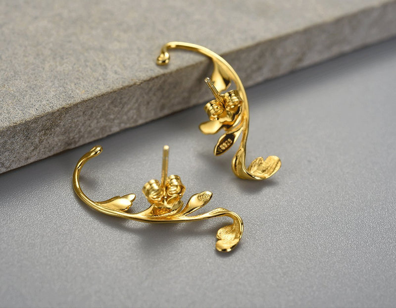 Acanthus Leaf Earring Earring - FaunaFloral