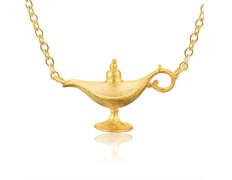 Aladdin's Lamp Necklace Necklace- FaunaFloral