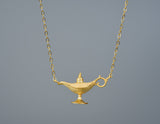 Aladdin's Lamp Necklace Necklace- FaunaFloral