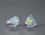 Aquamarine Butterfly Ring Rings- FaunaFloral