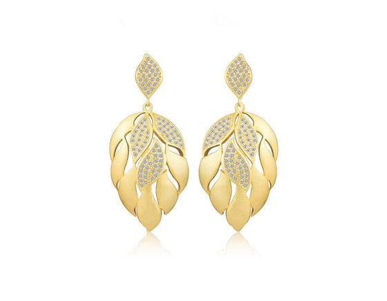 Aster Flower Petals Earring Earring- FaunaFloral