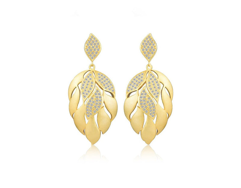 Aster Flower Petals Earring Earring- FaunaFloral