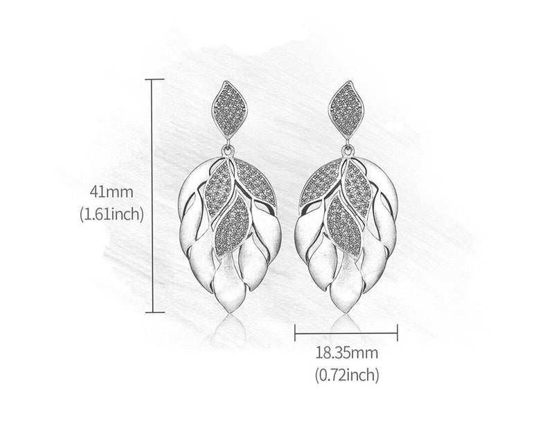 Aster Flower Petals Earring Earring- FaunaFloral