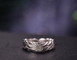 Aster Flower Petals Ring Ring - FaunaFloral