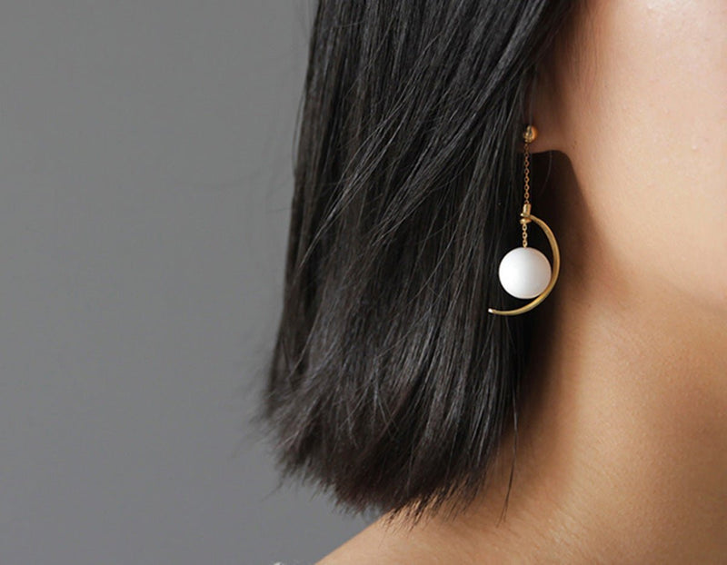 Asymmetric Dangle Earring Earring - FaunaFloral