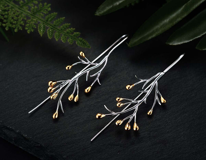 Autumn Tree Branch Earring Earring - FaunaFloral