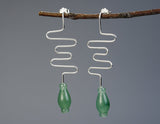 Aventurine Vase Earring Earring - FaunaFloral