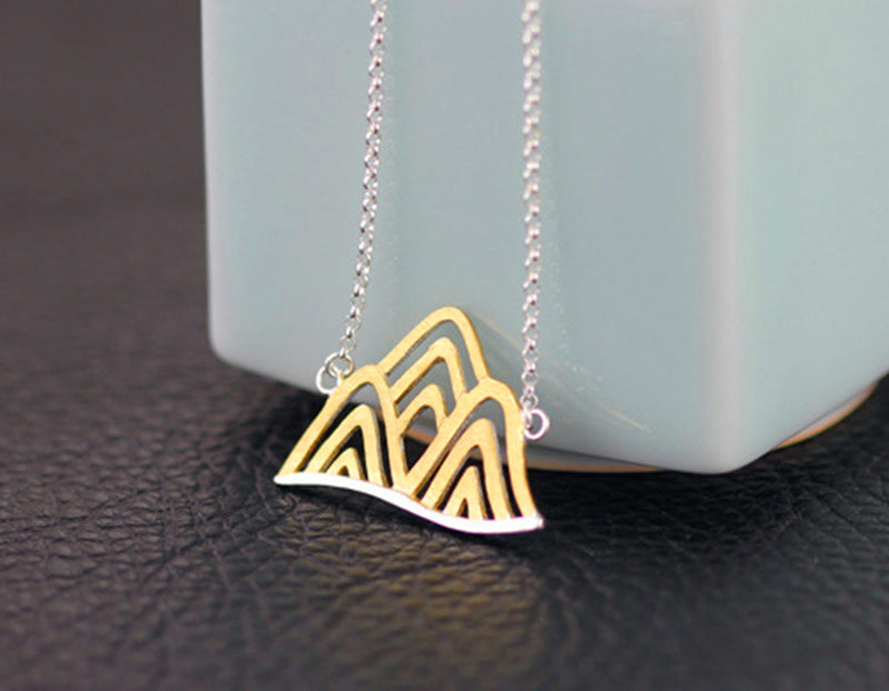 Mountain Symbol Necklace