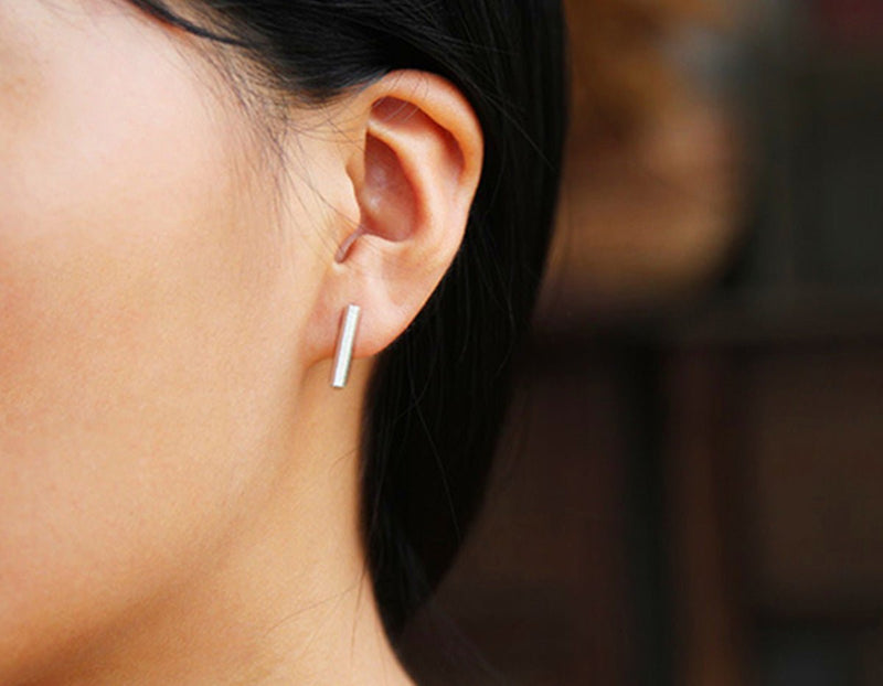 Bar Stud Earring - FaunaFloral