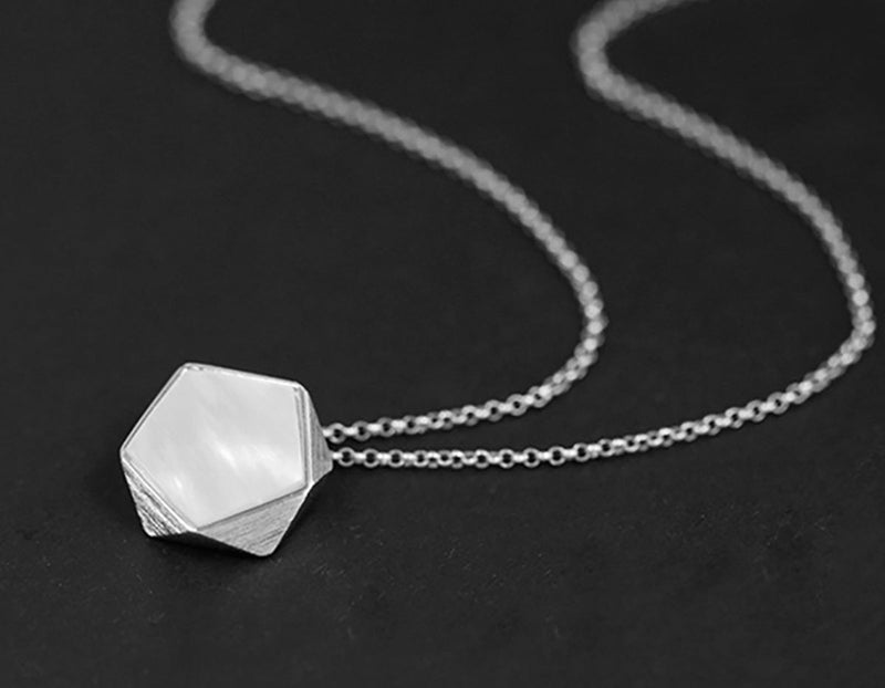 Pentagon Geometric Pendant