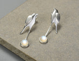 Bird and Moon Earring Earring - FaunaFloral