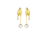 Bird and Moon Earring Earring - FaunaFloral