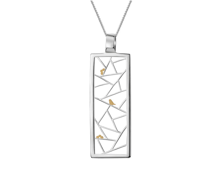 Birds Kirigami Pendant Pendant - FaunaFloral