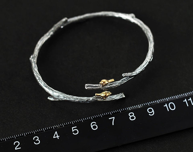 Birds on Branch Bangle Bangle - FaunaFloral