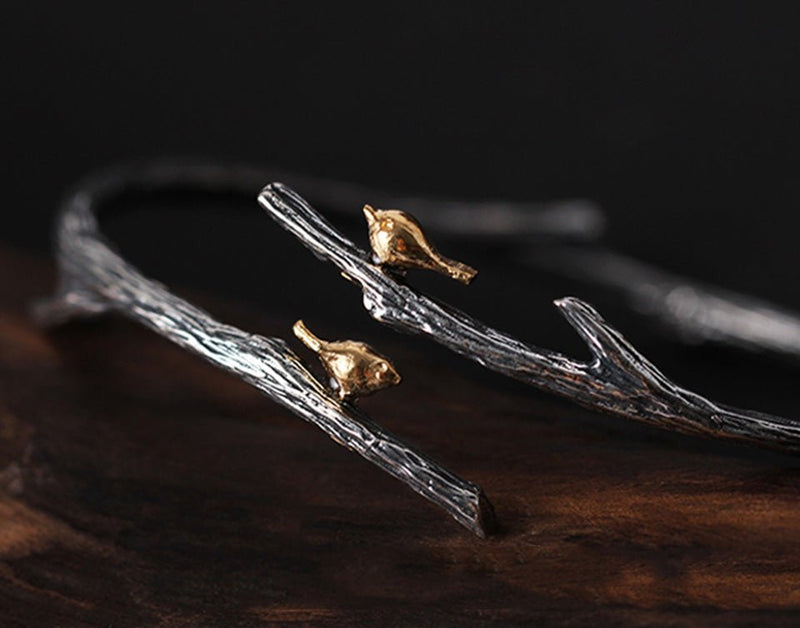 Birds on Branch Bangle Bangle - FaunaFloral