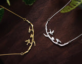 Birds on Branch Necklace II Necklace - FaunaFloral