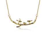 Birds on Branch Necklace II Necklace - FaunaFloral