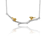 Birds on Branch Necklace Necklace - FaunaFloral