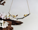 Birds on Branch Necklace Necklace - FaunaFloral