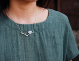 Birds on Branch Nest Necklace Necklace - FaunaFloral