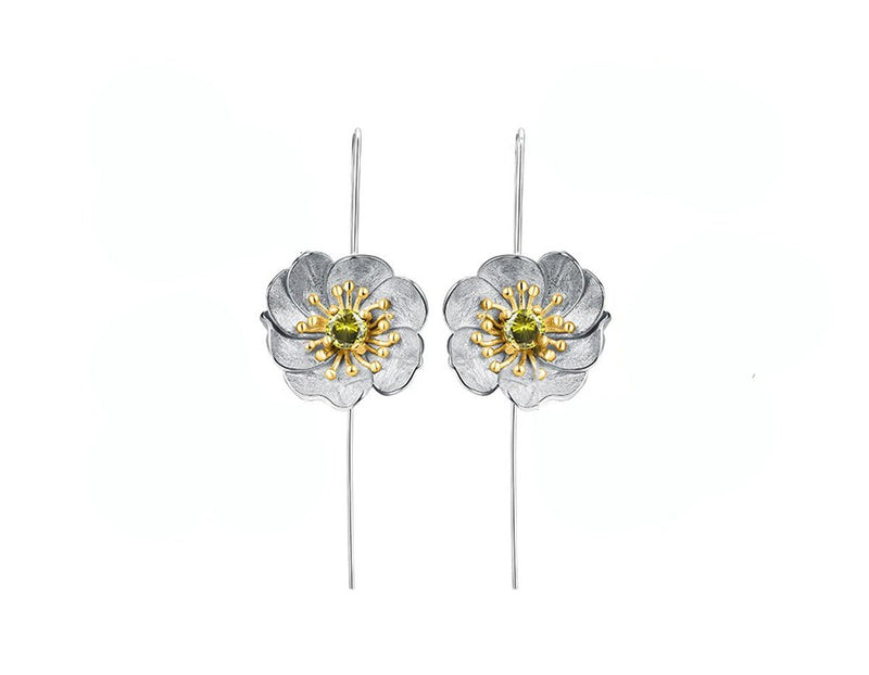 Blooming Anemone Flower Earring Earring - FaunaFloral