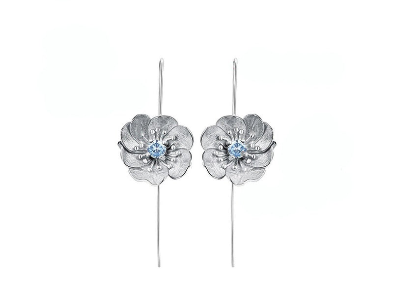 Blooming Anemone Flower Earring Earring - FaunaFloral