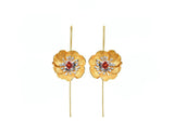 Blooming Anemone Flower Earring Earring - FaunaFloral