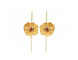 Blooming Anemone Flower Earring Earring - FaunaFloral