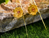 Blooming Anemone Flower Earring Earring - FaunaFloral