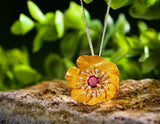 Blooming Anemone Flower Pendant Pendant - FaunaFloral