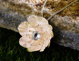 Blooming Anemone Flower Pendant Pendant - FaunaFloral