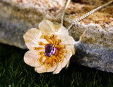 Blooming Anemone Flower Pendant Pendant - FaunaFloral