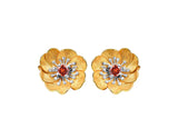 Blooming Anemone Flower Stud Earring Earring - FaunaFloral