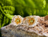 Blooming Anemone Flower Stud Earring Earring - FaunaFloral