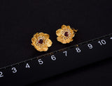 Blooming Anemone Flower Stud Earring Earring - FaunaFloral