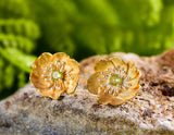 Blooming Anemone Flower Stud Earring Earring - FaunaFloral