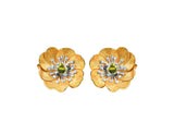 Blooming Anemone Flower Stud Earring Earring - FaunaFloral