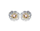 Blooming Anemone Flower Stud Earring Earring - FaunaFloral