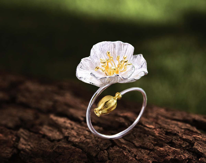 Blooming Poppies Ring Ring - FaunaFloral