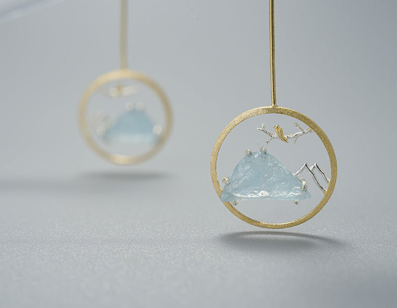 Blue Mountain Earring Earring - FaunaFloral