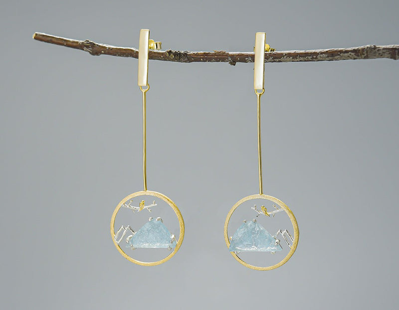 Blue Mountain Earring Earring - FaunaFloral