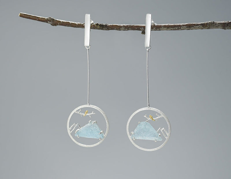 Blue Mountain Earring Earring - FaunaFloral