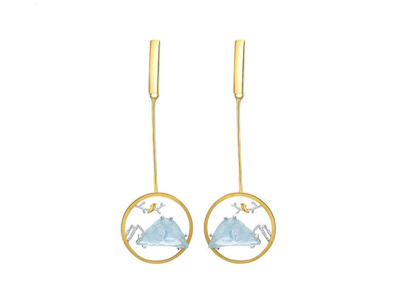 Blue Mountain Earring Earring - FaunaFloral