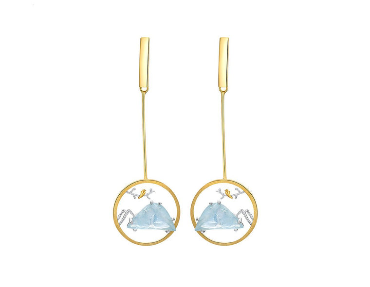 Blue Mountain Earring Earring - FaunaFloral